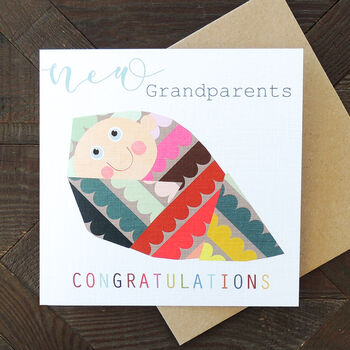 New Grandparents Baby Card, 4 of 5
