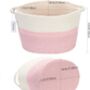 Pink Storage Basket Collapsible Laundry Hamper, thumbnail 5 of 5