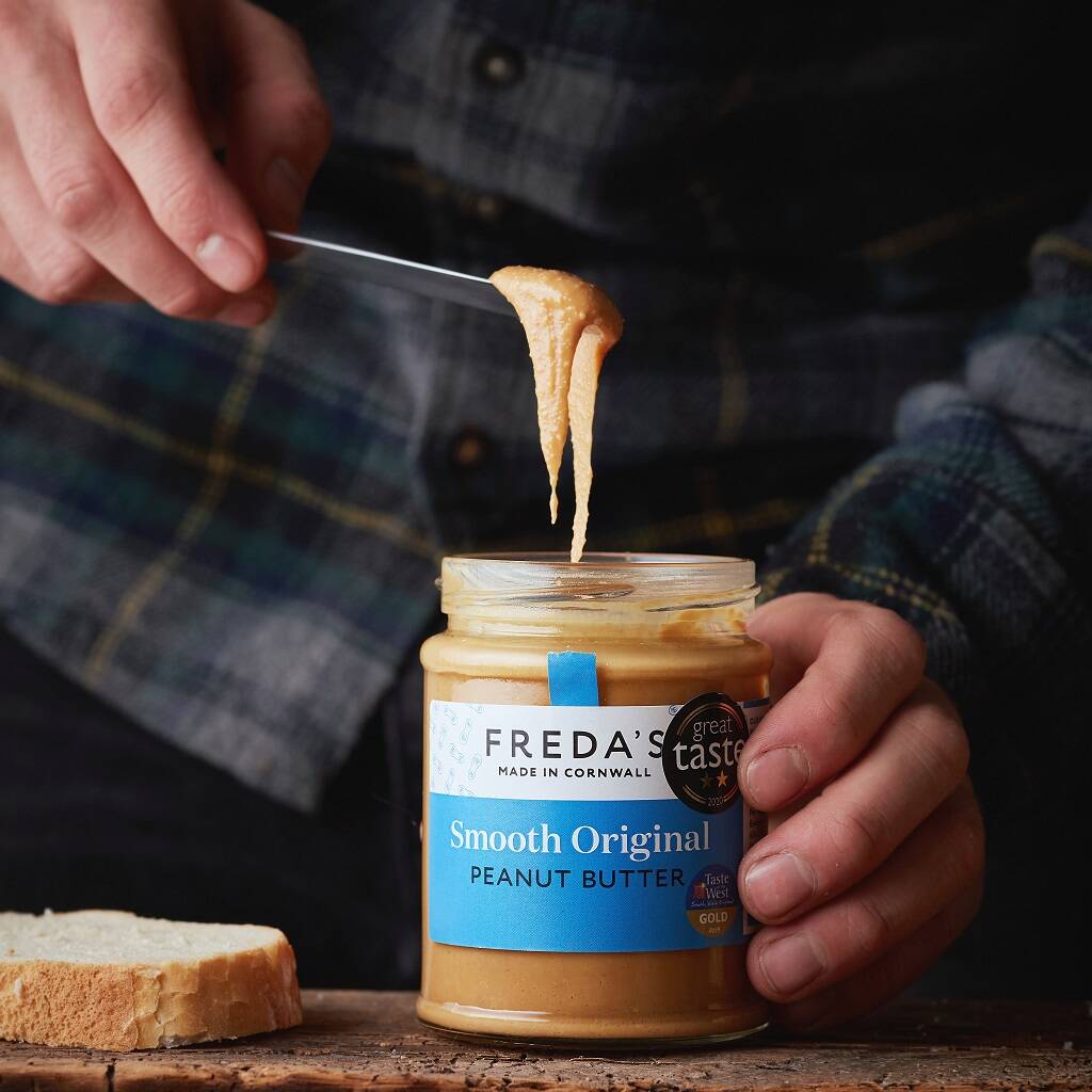 Freda's Peanut Butter Smooth And Crunchy Twin Pack, 1 of 3