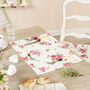 Set Of Four Helmsley Blush Cotton Floral Placemats, thumbnail 7 of 7
