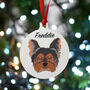 Yorkshire Terrier Dog Christmas Decoration Personalised, thumbnail 5 of 9