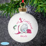 Personalised Me To You My 1st Christmas Bauble, thumbnail 1 of 3