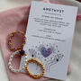 Amethyst Stacked Stretch Rings, thumbnail 2 of 6