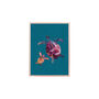 Turtles Turquoise Magenta Modern Art Print, thumbnail 4 of 5