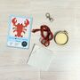 You're Clawsome! Mini Matchbox Cross Stitch Kit, thumbnail 12 of 12