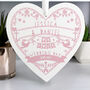 Personalised Baby Girl Christening Wooden Sign, thumbnail 2 of 3