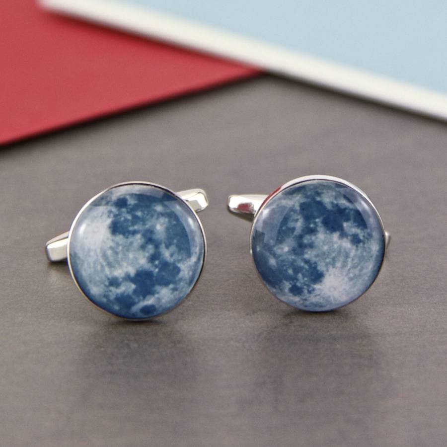 Image of Moon Surface Space Cufflinks