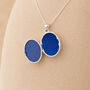 Personalised Sterling Silver Flower Photo Locket Necklace, thumbnail 4 of 9