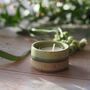 Green Ceramic Holder And Scented Tealights Gift Set, thumbnail 2 of 2