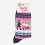 Women's Bamboo Socks King Charles Spaniel Dog Walker, thumbnail 5 of 5