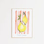 Fresh Lemons Illustrated Art Print, thumbnail 1 of 6
