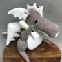 Dragon Soft Toy Large Handmade And Personalised, thumbnail 5 of 10