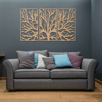 Tree Of Life Branches Wooden Wall Art Room Decor, 8 of 9