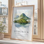 Caribbean Travel Print Of Dominica, thumbnail 2 of 7
