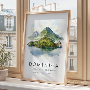 Caribbean Travel Print Of Dominica, 2 of 7