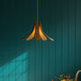 Wooden Petal Pendant Ceiling Light, thumbnail 2 of 9