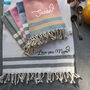 Personalised Cotton Apron Tea Towels, Gift For Mum, thumbnail 7 of 12