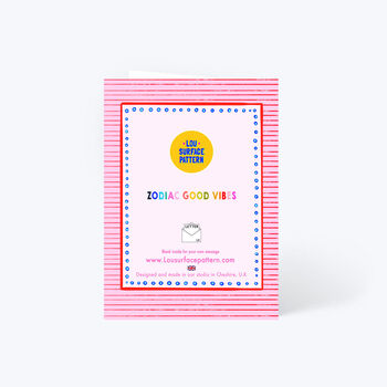 Aquarius Birthday Card, 4 of 4