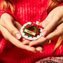 Personalised Wreath Christmas Decoration, thumbnail 4 of 8