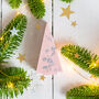 Pastel And Silver Jesmonite Christmas Tree Decoration, thumbnail 6 of 12