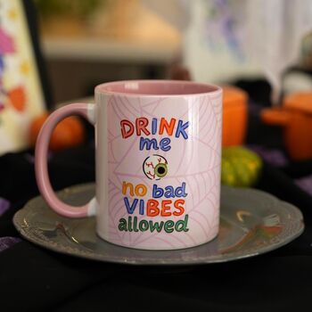 Drink Me Mug – Fun Halloween Quote Cup, 2 of 6