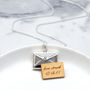 Personalised Sterling Silver Love Letter Necklace, thumbnail 1 of 5