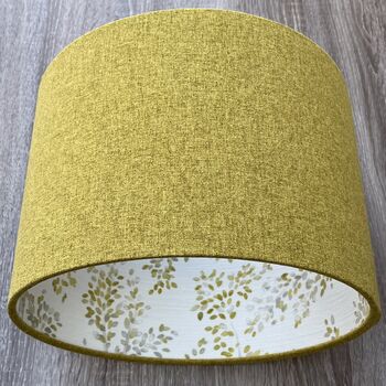 Yellow Tree Print Double Sided Lampshades, 4 of 10
