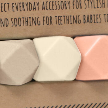 Lara And Ollie Silicone Teething Necklace, 3 of 6