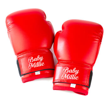 Personalised Boxing Gloves For Kids 6oz, 3 of 6