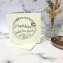 Personalised Papercut New Baby Card, thumbnail 3 of 9