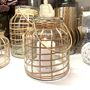 Bamboo And Glass Hanging Candle Lantern, thumbnail 4 of 4