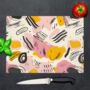 Floral Dance Textured Glass Chopping Boards, thumbnail 1 of 8