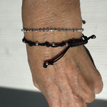 Ball Bracelet With Thread Bracelet In Choice Of Colours, 7 of 7