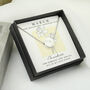 Personalised March Birth Flower Necklace, thumbnail 5 of 7