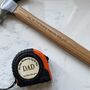 Personalised Custom Mens Wooden Tool Hammer Set, thumbnail 3 of 4