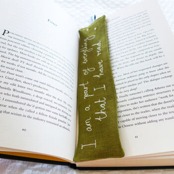 A Part Of Everything Embroidered Bookmark, 2 of 5