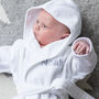 New Born Baby Dressing Gown And Slipper Set, thumbnail 1 of 7
