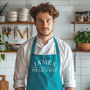 Personalised Chef Apron Classic And Simple Design, thumbnail 1 of 12