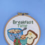 Breakfast Time Cross Stitch, thumbnail 7 of 9