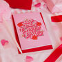 'So Blooming Happy You Exist' Valentine's Day Card, thumbnail 1 of 3
