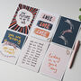 Positivity Postcards Pack Of Six Postcards, thumbnail 1 of 7