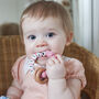 Custom Name Silicone Baby Teether, thumbnail 3 of 4