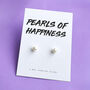 Pearls Of Happiness Earrings, thumbnail 1 of 3