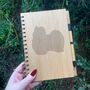 Personalised Havanese Dog Engraved Notebook, thumbnail 2 of 2