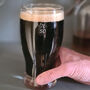 50th Birthday Bow Tie Beer Glass, thumbnail 3 of 7