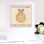 Personalised Gold Medal 50th Anniversary Card, thumbnail 1 of 11