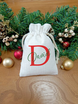Personalised Christmas Small Gift Bag, 2 of 8