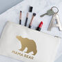 Mama Bear Makeup Bag, thumbnail 1 of 7