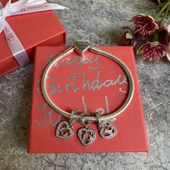 16th Birthday Charm Personalised Silver Gift For Her, 4 of 8