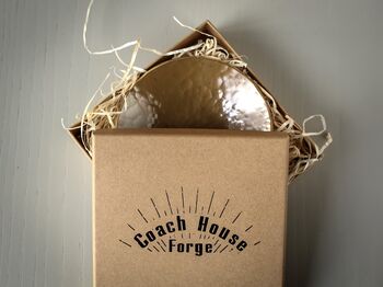 Personalised 8th Anniversary Gift Large Bronze Bowl, 10 of 11